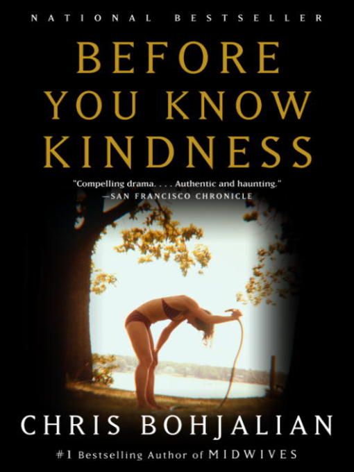 Title details for Before You Know Kindness by Chris Bohjalian - Wait list